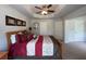 Spacious bedroom featuring a trey ceiling with ceiling fan and natural light at 2333 Castle Keep Way, Atlanta, GA 30316