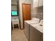 Laundry room with new washer, dryer, and utility sink at 4487 Park Place Ter, Marietta, GA 30066