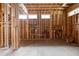 Unfinished bathroom showcases framed walls, two windows, and visible plumbing, offering a blank canvas for customization at 3353 Hemphill St, Atlanta, GA 30337