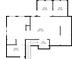 Floor plan detailing the arrangement and dimensions of rooms on a level of the home at 3353 Hemphill St, Atlanta, GA 30337