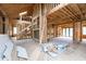 Home under construction, showcasing the exposed framing, staircase, and open floor plan ready for customization at 3353 Hemphill St, Atlanta, GA 30337