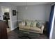 Comfortable living room with a view into the kitchen, perfect for entertaining at 615 Old Johnson Rd, Lawrenceville, GA 30045