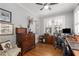 Inviting home office with hardwood floors, natural light, and classic decor for a productive workspace at 1285 Oakdale Ne Rd, Atlanta, GA 30307