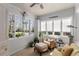 Bright sunroom with lots of windows, comfortable seating, and natural light at 1285 Oakdale Ne Rd, Atlanta, GA 30307