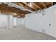 Unfinished basement with exposed ceiling and ductwork offers potential for customization at 2241 Glendale Dr, Decatur, GA 30032