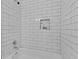 Clean bathroom with white subway tile, a recessed shower niche, and a bathtub at 2241 Glendale Dr, Decatur, GA 30032