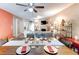 Elegant dining room with a view to the living room, perfect for entertaining guests at 2904 Ridgeview Sw Dr, Atlanta, GA 30331