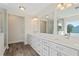 Spacious bathroom with double vanity and modern fixtures at 5620 Weddington Drive Dr, Cumming, GA 30040