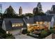 Striking exterior elevation features a modern design with a cityscape backdrop at 123 Peachtree Cir, Atlanta, GA 30309