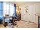 Bedroom includes a cozy desk and lots of storage at 15 Masters Dr, Villa Rica, GA 30180