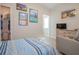 Spacious bedroom with ensuite bathroom and hardwood flooring at 15 Masters Dr, Villa Rica, GA 30180