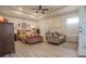 Spacious primary bedroom features hardwood floors, a sitting area, and ensuite bathroom at 15 Masters Dr, Villa Rica, GA 30180