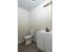 Simple bathroom with a new white sink, vanity, and toilet at 2191 Camp Ground Rd, Atlanta, GA 30331