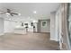 Open-concept kitchen with stainless steel appliances and a center island at 2310 Rubart Dr, Marietta, GA 30066