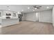 Open-concept kitchen with a center island and stainless steel appliances at 2310 Rubart Dr, Marietta, GA 30066