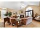 Comfortable living room featuring a vaulted ceiling, fireplace, and neutral decor at 3344 Timbersedge Dr # 5, Marietta, GA 30064