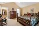 Bright primary bedroom featuring vaulted ceilings and entry to the primary bath at 3344 Timbersedge Dr # 5, Marietta, GA 30064