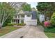 Charming two-story home featuring a covered porch, well-maintained lawn, and a two-car garage at 1043 Middlebrooke Dr, Canton, GA 30115