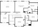 Upper level floor plan showcasing bedroom and bathroom dimensions, with closet and hall details at 1043 Middlebrooke Dr, Canton, GA 30115