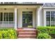 Elegant double front doors with sidelights and manicured landscaping at 1043 Middlebrooke Dr, Canton, GA 30115