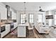 Modern kitchen with stainless steel appliances, a breakfast bar, and an open layout perfect for entertaining at 151 Flat Shoals Ave # 13, Atlanta, GA 30316