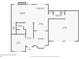 First floor plan featuring a living room, kitchen, dining room, office, bathroom, foyer, garage, and breakfast nook at 1916 Oakwood Grove Dr, Snellville, GA 30078
