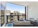 Private balcony with comfortable seating and views of the community at 383 Pratt Se Dr # 504, Atlanta, GA 30315