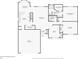 Detailed floor plan showcasing the layout of this home, including room dimensions and locations of key features at 3719 Bomar Rd, Douglasville, GA 30135