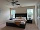Serene main bedroom with neutral tones, plush carpet, and ample natural light, offering a relaxing retreat at 4215 Almanor Cir, Norcross, GA 30071