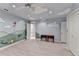 Playroom with mural art, cloud ceilings, and wood-look floors at 5884 Hammersmith Rd, Stone Mountain, GA 30087