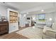 Open basement with stylish furnishings and ample storage options at 2336 Armand Ne Rd, Atlanta, GA 30324