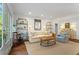 Bright living room features hardwood floors, comfortable seating, and plenty of natural light at 2336 Armand Ne Rd, Atlanta, GA 30324