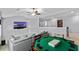 Spacious living room with a TV, a game table, and an open doorway at 719 Fairview Rd, Brooks, GA 30205