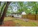 Spacious backyard with a patio and privacy fence at 912 Fairburn Nw Rd, Atlanta, GA 30331