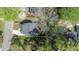 A high angle shows the gray roof of the home plus a small lawn and newer concrete driveway at 195 Childs Nw Dr, Atlanta, GA 30314