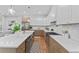 Kitchen showcasing state-of-the-art appliances, island with sink, and modern cabinetry and finishes at 195 Childs Nw Dr, Atlanta, GA 30314