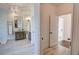 Bathroom with dual vanities and walk-in shower at 3890 The Battery, Duluth, GA 30096