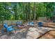 Inviting backyard fire pit area with ample seating, perfect for outdoor gatherings and relaxation at 436 Suwanee East Dr, Lawrenceville, GA 30043