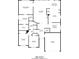 Detailed floor plan showcasing the layout of this 2123 sq ft home with primary bedroom, living room, and garage at 436 Suwanee East Dr, Lawrenceville, GA 30043