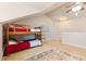 Bedroom with a bunk bed, and an area rug in the middle of the room at 120 Chastain Nw Rd # 608, Kennesaw, GA 30144