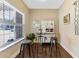 Dining nook with hardwood floors, window with blinds and lots of light at 120 Chastain Nw Rd # 608, Kennesaw, GA 30144