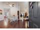 Inviting entryway with hardwood floors, with views to dining and living spaces at 120 Chastain Nw Rd # 608, Kennesaw, GA 30144
