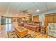 Spacious basement with living area, kitchenette, and walkout access to the outdoors at 1288 Reavesville Rd, Bowdon, GA 30108