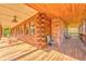 Inviting porch with wooden floors and comfortable seating at 1288 Reavesville Rd, Bowdon, GA 30108