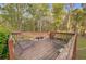 Comfortable wooden deck with seating for outdoor relaxation and entertaining at 209 Red Fern Ct, Canton, GA 30114