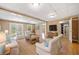 Finished basement featuring a billiards table and comfortable seating at 5265 Bentley Hall Dr, Alpharetta, GA 30005
