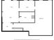Basement floor plan with detailed room dimensions and layout, including hall and W.I.C at 5265 Bentley Hall Dr, Alpharetta, GA 30005