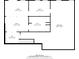 Basement floor plan with detailed room dimensions and layout, including hall and W.I.C at 5265 Bentley Hall Dr, Alpharetta, GA 30005