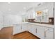 Bright kitchen featuring white cabinets, stainless steel appliances, and recessed lighting at 5265 Bentley Hall Dr, Alpharetta, GA 30005