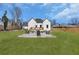 Backyard with fenced in yard, fire pit and chairs at 1774 Vesta Ave, Atlanta, GA 30337